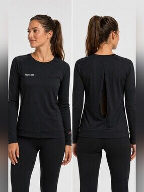 NWT Brooks Array Long Sleeve Running Shirt Black XS Rock 'n' Roll Series